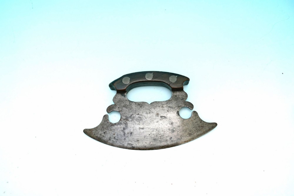 Antique Metalware 19thc Herb Chopper With Shaped Blade & Handle.    English. C1800-20 View II