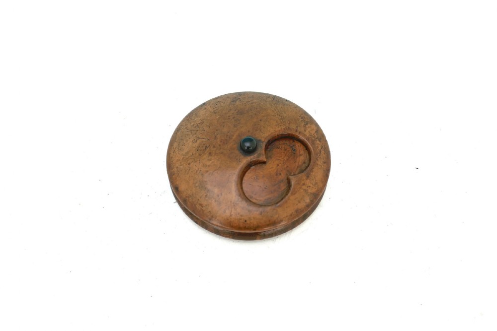 Antique 19thc Treen Burr Birch 