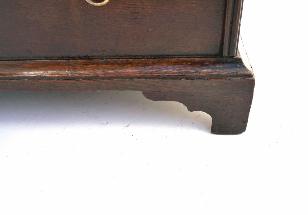 Antique Early 18thc Oak Furniture Close Stool.     English C1720-30. View V