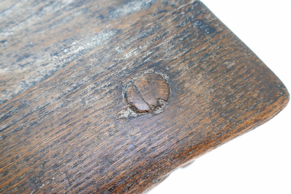Antique Painted Country Furniture Late 18thc / Early 19thc Stool . English C1780-C1820. View III