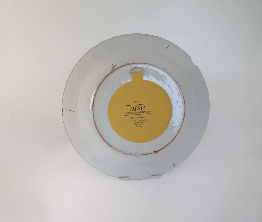 Antique Pottery 18thc Delft Polychrome Charger .   English C1760-70 View III