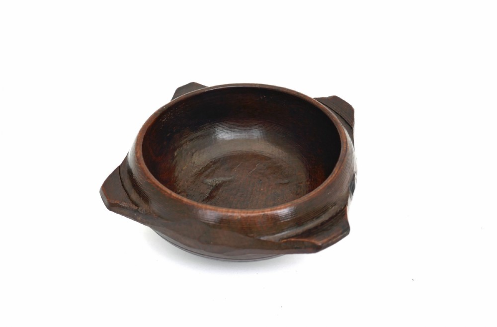 Antique Treen 18thc Turned Beech Quaich With Incised Line Decoration.  Scottish C1780-C1800 View II