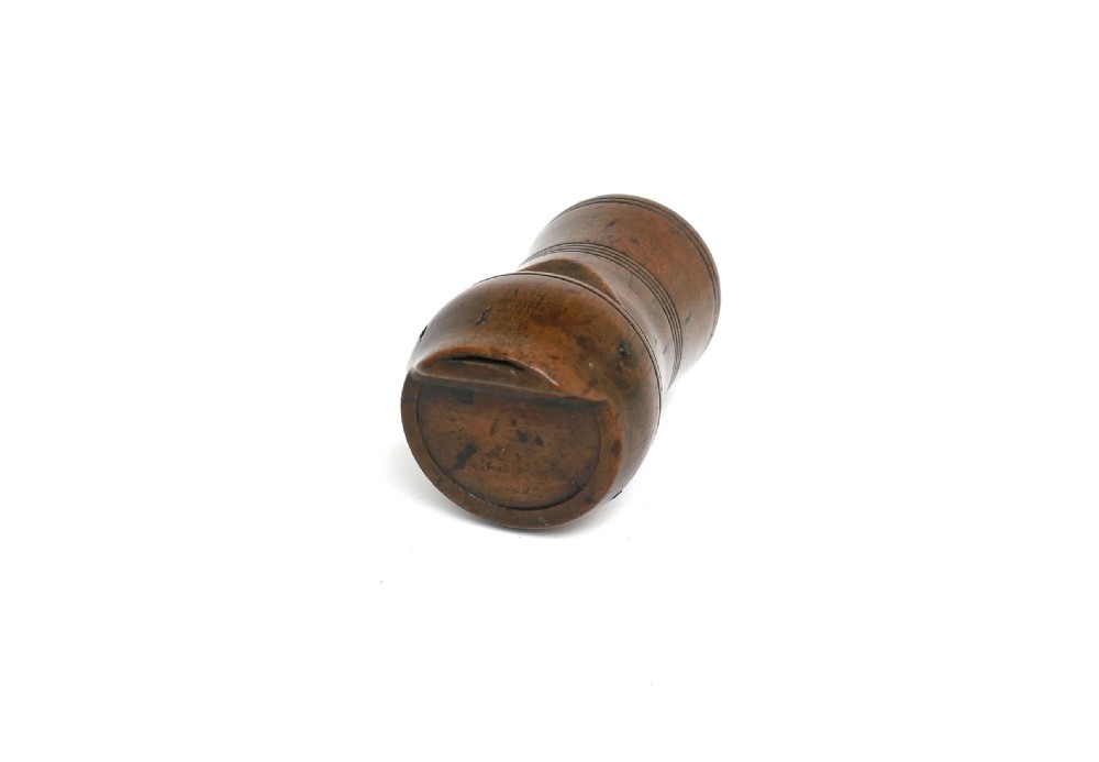 Antique Treen 19thc Turned Sycamore Bird Call.    English C1840-60 View III