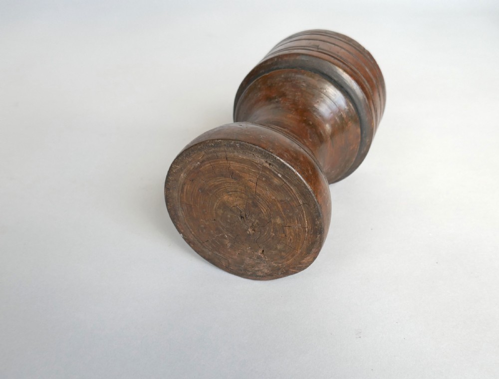 Antique Turned Treen 17thc Sycamore Pole Lathed Mortar.   English C1680-90 View III
