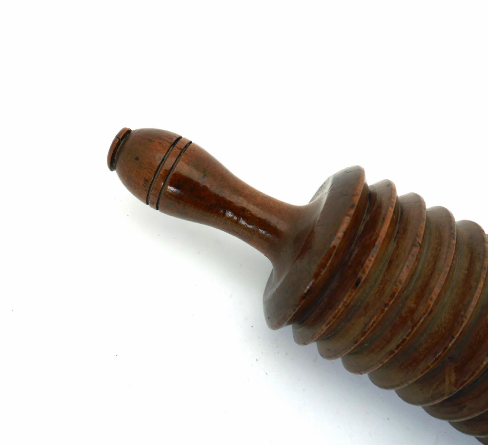 Early 19thc Treen Sycamore Oat Meal Roller.   Scottish C1820-40. View II