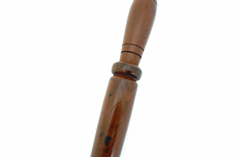 Antique Treen 19thc Yew Wood Plant Dibber.    English C1840-60 View II