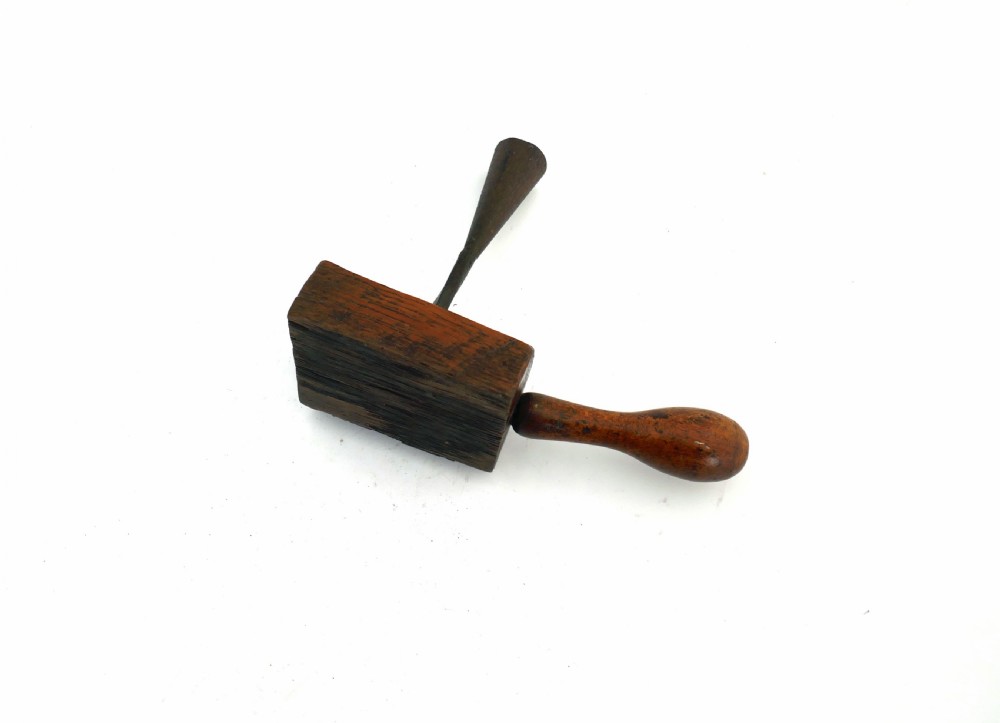 Antique Collectables 19thc Homemade Cottage Chamberstick .  English C1840-60. View IV