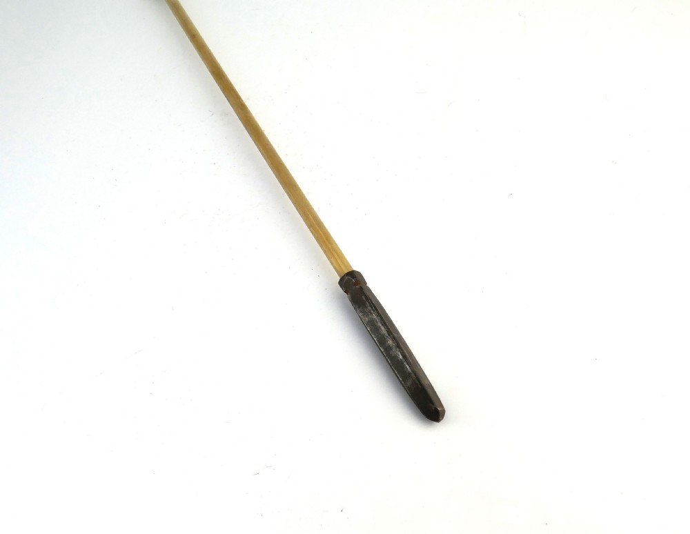 Antique Metalware 19thc Brass Georgian English Poker.    C1800-20 View III