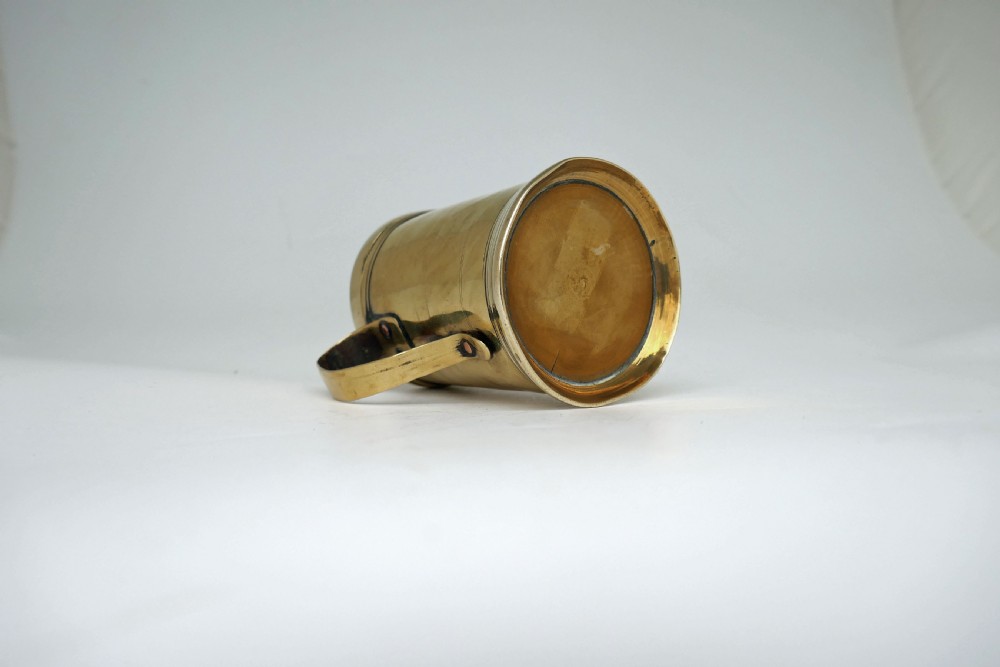 Antique Metalware 18thc Brass Lidded Dredger /Spice Pot.  English C1760-80. View III