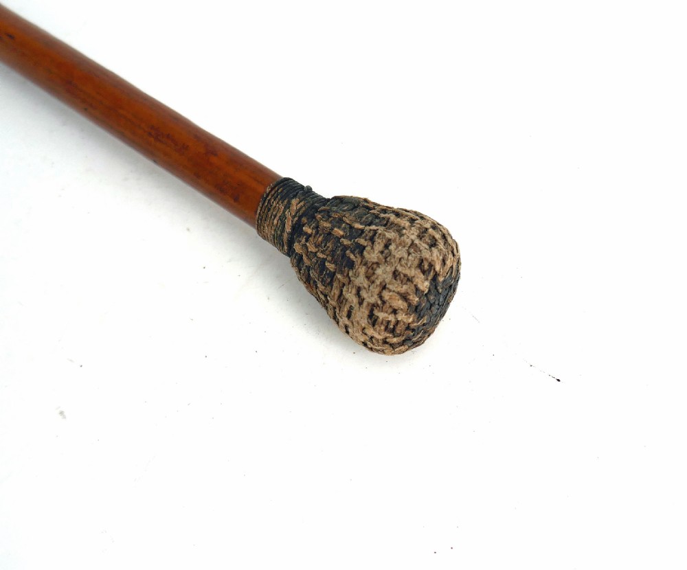 Antique Collectables 19thc 'Bosun's' Thread Covered Weighted Persuader.   English C1820-40. View II