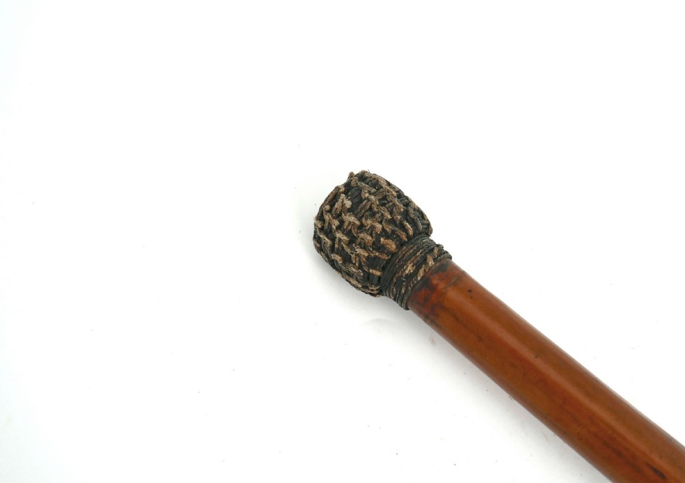 Antique Collectables 19thc 'Bosun's' Thread Covered Weighted Persuader.   English C1820-40. View III