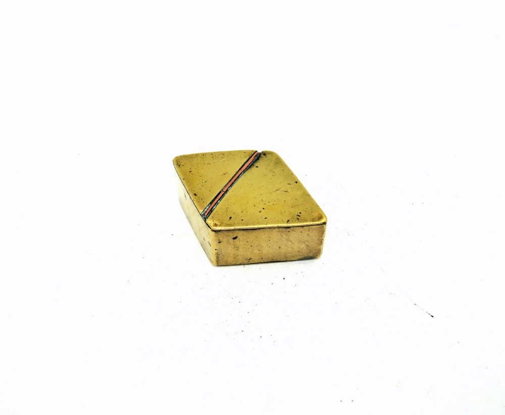 Antique Early Metalware 19thc Single Brass 