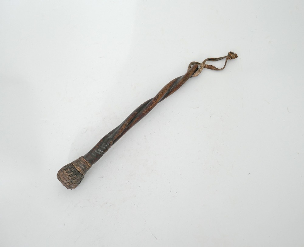 Antique Collectables 18thc 'Bosun's' Thread Covered Weighted Persuader.  English C1770-90. View IV