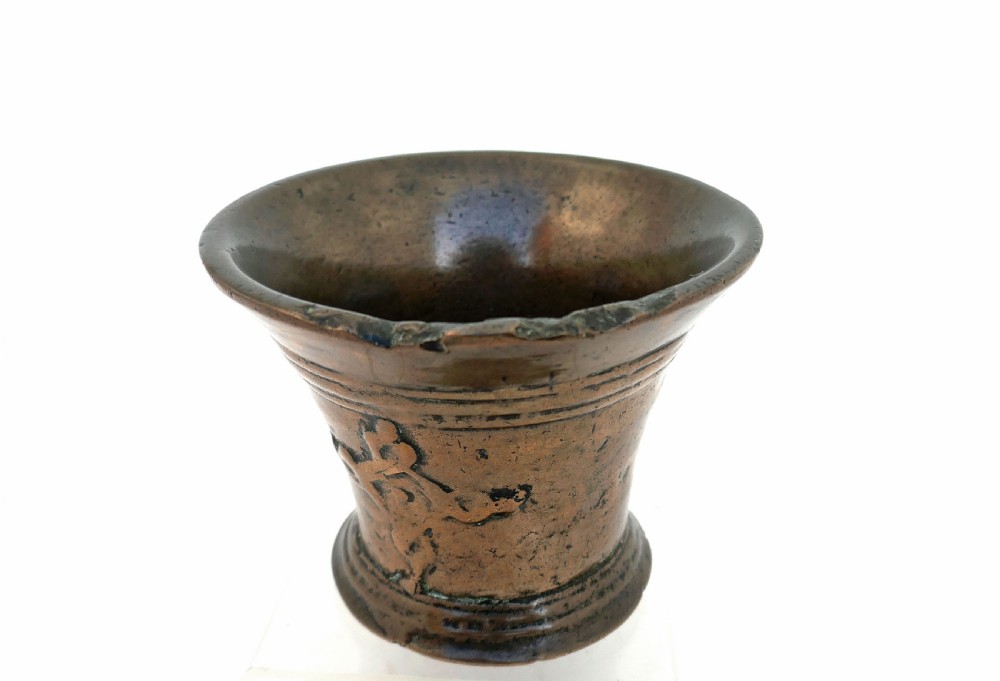 Antique Early Metalware 17thc Bronze 