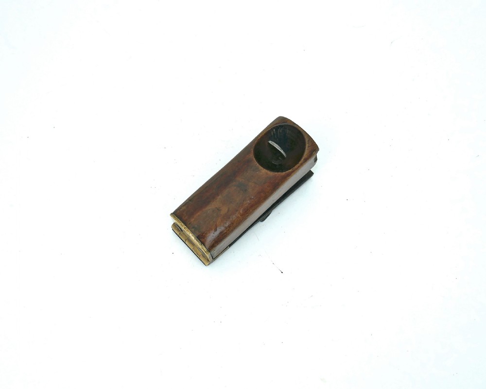 Antique Treen Single 18thc Woodworking Plane By J.Moss.  Warrington - English C1780-C1800. View III