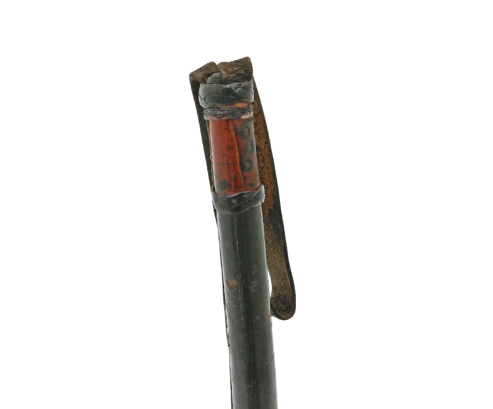 Antique Collectables 18thc Leather Clad Gentleman's Cudgel.   English C1770-90. View III