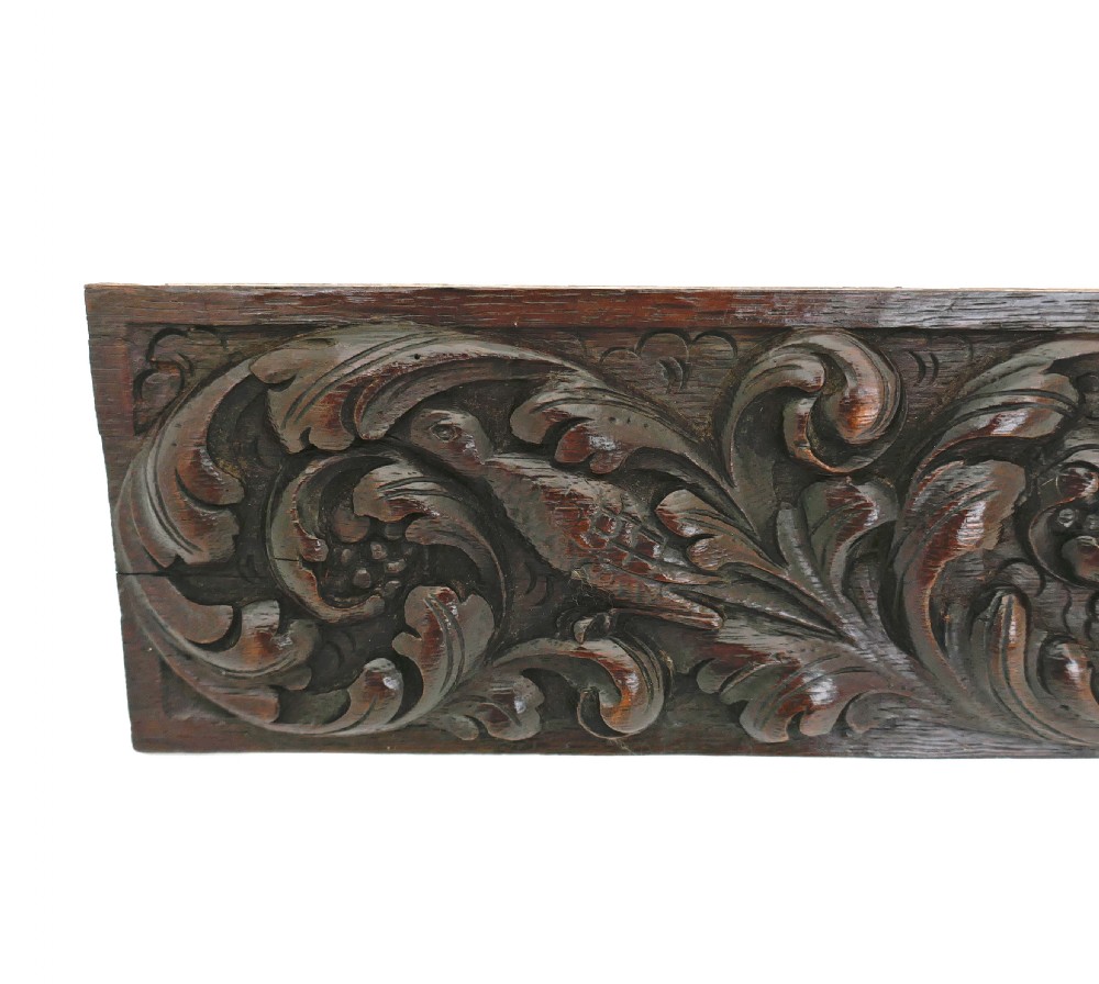 Antique Carvings Pair Of 17thc Oak Carved Panels.   Italian C1670-90. View II