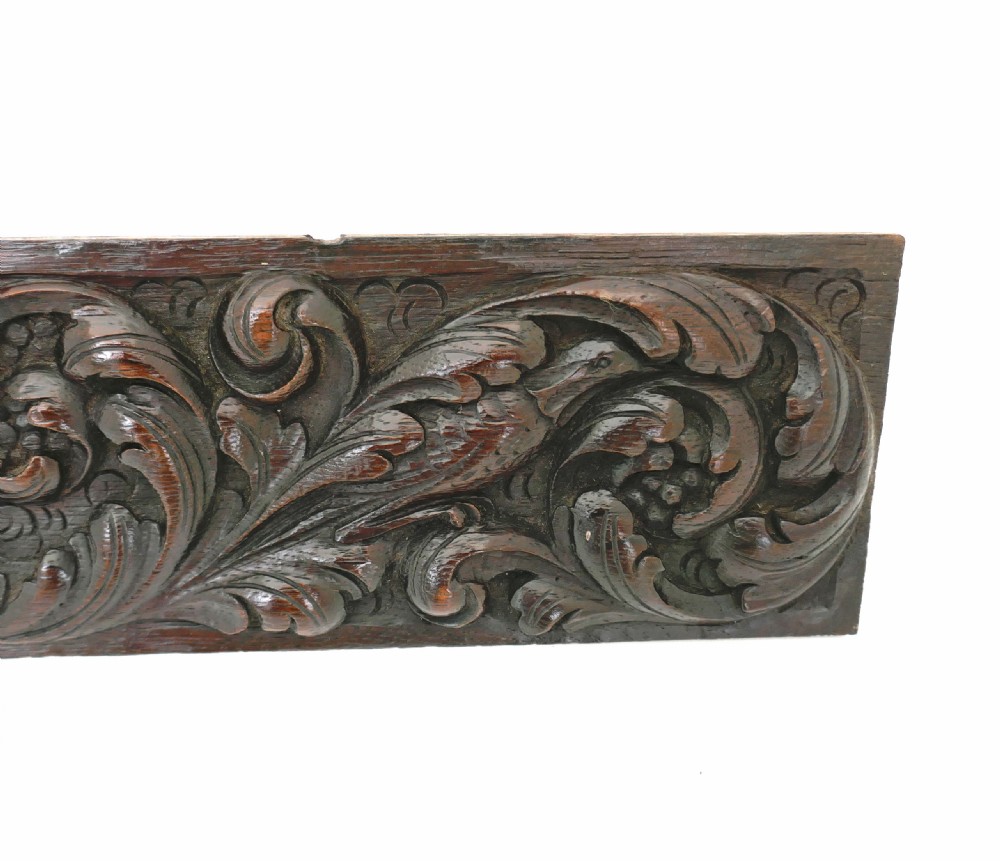 Antique Carvings Pair Of 17thc Oak Carved Panels.   Italian C1670-90. View III