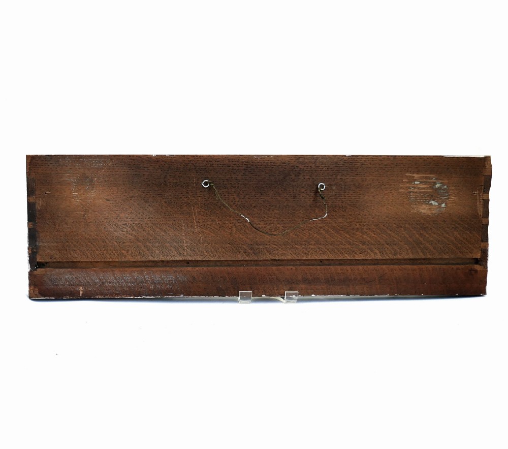 Antique Early Carvings 17thc Drawer Front Decorated with Hippocampi.  Flemish C1660-80. View IV