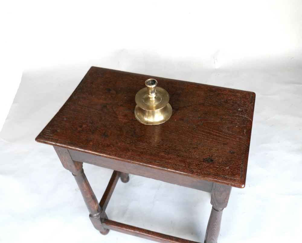 Antique Early Oak Furniture 18thc Joined Table .  English C1710-20 View II