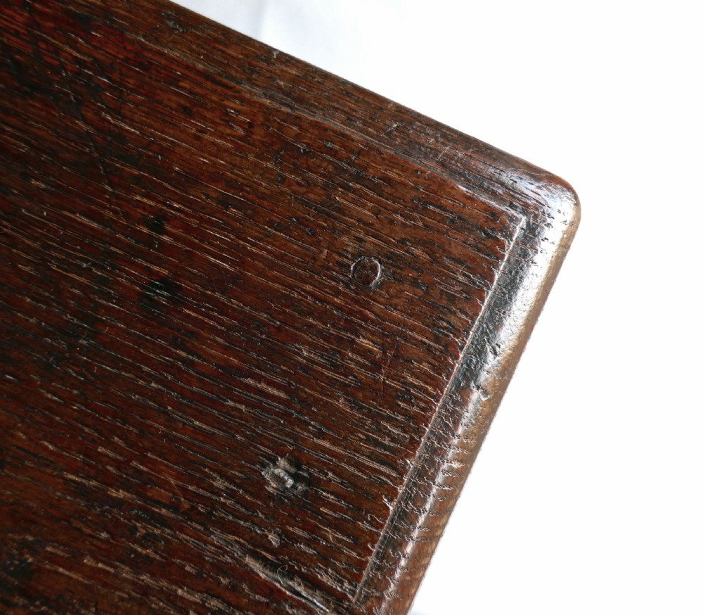 Antique Early Oak Furniture 18thc Joined Table .  English C1710-20 View III