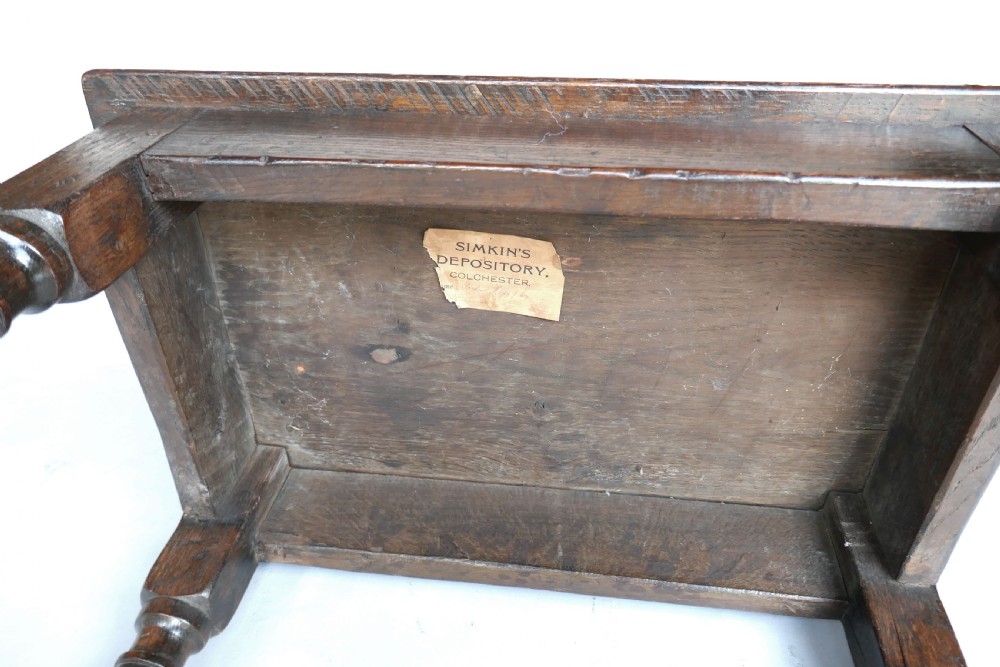 Antique Early Oak Furniture 18thc Joined Table .  English C1710-20 View VII