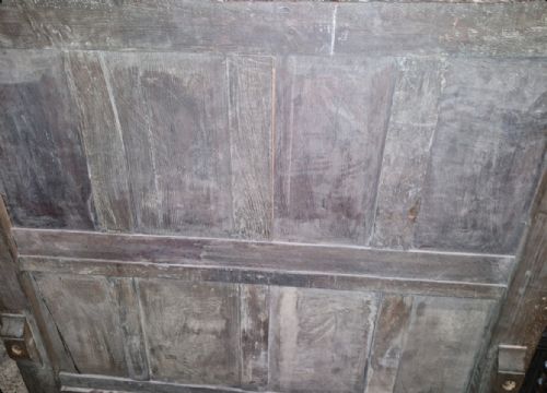 ANTIQUE FOUR POSTER BED DOUBLE SIZE THAT CAN FIT A 5 FOOT MATTRESS OAK CIRCA 1690 - ADDITIONAL PHOTO 5