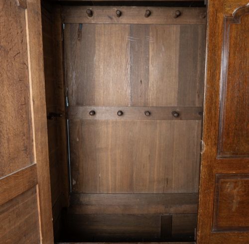 ANTIQUE WARDROBE CUPBOARD GEORGIAN C1790 - ADDITIONAL PHOTO 1