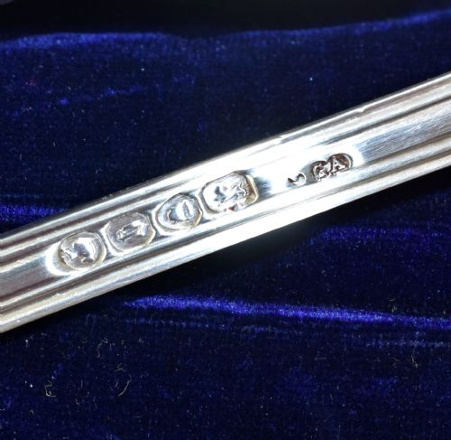 FINE SET OF SILVER FISH SERVERS BOXED CHAWNER CO LONDON 1862 - ADDITIONAL PHOTO 6