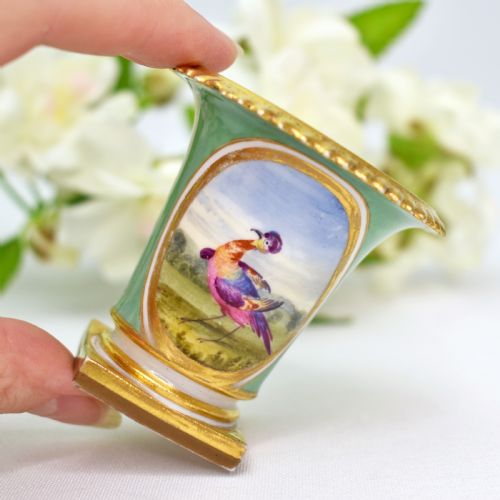 RARE FINE FLIGHT BARR BARR WORCESTER MINIATURE PORCELAIN VASE C1815 - ADDITIONAL PHOTO 5