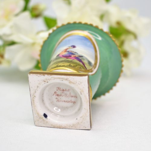 RARE FINE FLIGHT BARR BARR WORCESTER MINIATURE PORCELAIN VASE C1815 - ADDITIONAL PHOTO 7
