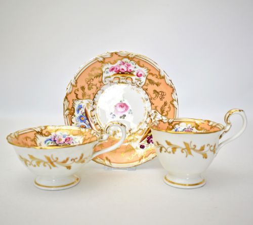 FINE COALPORT CECIL JONES TEA COFFEE TRUE TRIO C1840 - ADDITIONAL PHOTO 1