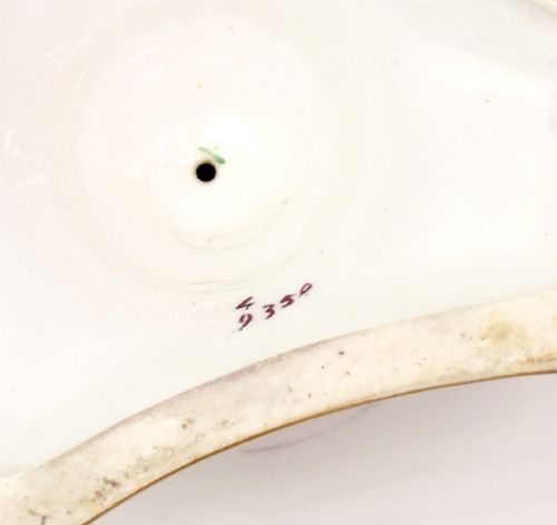 BEAUTIFUL ORCHID PAINTED TAZZA COMPORT THOMAS MOORCROFT FOR EJD BODLEY C 1870 - ADDITIONAL PHOTO 5
