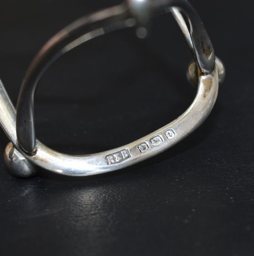 ANTIQUE STERLING SILVER WISHBONE TOAST RACK SHEFFIELD 1918 BY ROBERTS BELK - ADDITIONAL PHOTO 6