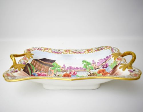 SWANSEA PORCELAIN COMPORT MANDARIN CHINOISERIE PATTERN C 18151817 - ADDITIONAL PHOTO 7