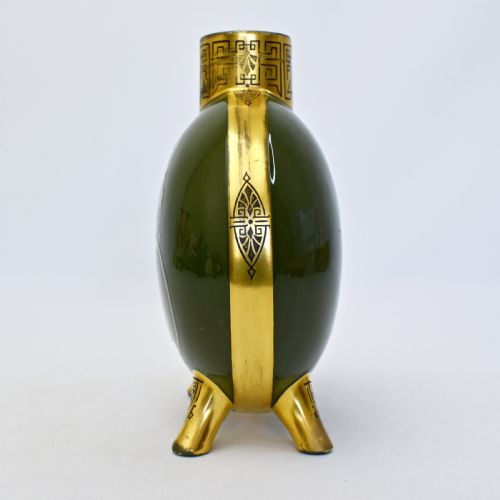 ANTIQUE MOORE BROTHERS PTESURPTE VASE HENRY SAUNDERS C1880 - ADDITIONAL PHOTO 2