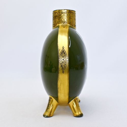 ANTIQUE MOORE BROTHERS PTESURPTE VASE HENRY SAUNDERS C1880 - ADDITIONAL PHOTO 4