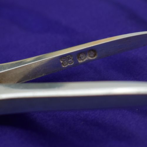 ANTIQUE WILLIAM IV SILVER GRAPE SCISSORS CHARLES REILY GEORGE STORER LONDON 1834 - ADDITIONAL PHOTO 6