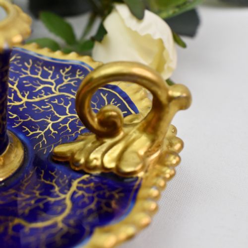 FINE ANTIQUE FLIGHT BARR BARR WORCESTER PORCELAIN TAPERSTICK CANDLESTICK C1820 - ADDITIONAL PHOTO 3