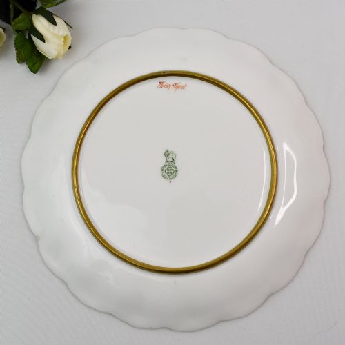 SET OF FOUR ROYAL DOULTON FISH PLATES PAINTED BY JOSEPH BIRBECK SENIOR - ADDITIONAL PHOTO 13
