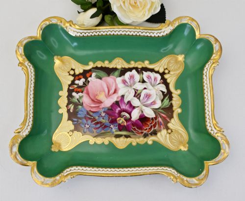FINE DOE ROGERS WORCESTER PORCELAIN TRAY PLAQUE C18301840