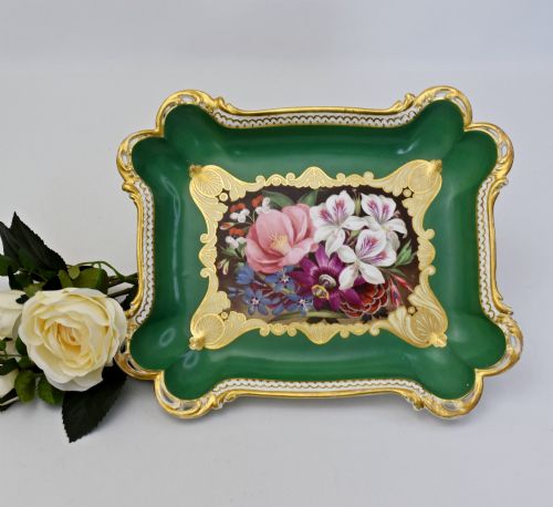 FINE DOE ROGERS WORCESTER PORCELAIN TRAY PLAQUE C18301840 - ADDITIONAL PHOTO 6