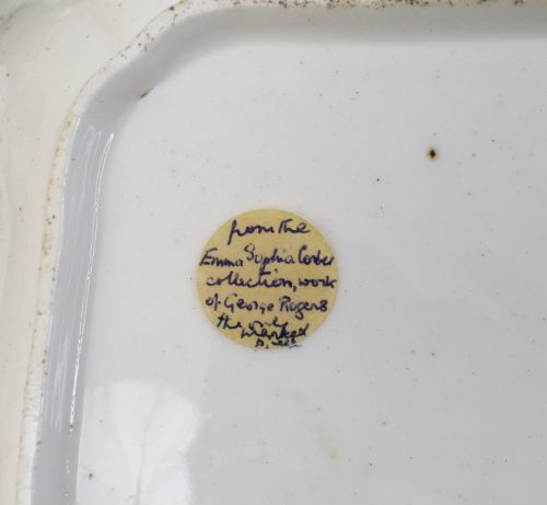 FINE DOE ROGERS WORCESTER PORCELAIN TRAY PLAQUE C18301840 - ADDITIONAL PHOTO 10