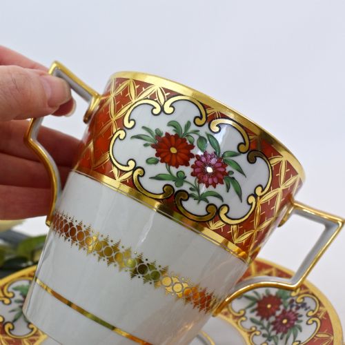 FINE BARR FLIGHT BARR WORCESTER PORCELAIN CAUDLE CHOCOLATE CUP COVER STAND C18071813 - ADDITIONAL PHOTO 5
