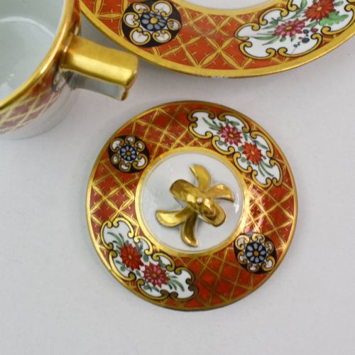 FINE BARR FLIGHT BARR WORCESTER PORCELAIN CAUDLE CHOCOLATE CUP COVER STAND C18071813 - ADDITIONAL PHOTO 6