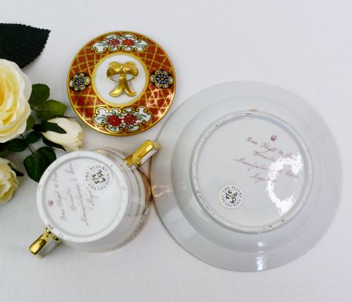 FINE BARR FLIGHT BARR WORCESTER PORCELAIN CAUDLE CHOCOLATE CUP COVER STAND C18071813 - ADDITIONAL PHOTO 7