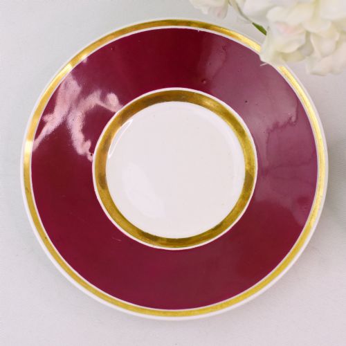 FINE ROCKINGHAM COFFEE CUP AND SAUCER PATTERN 743 YATES LEEDS C18261830 - ADDITIONAL PHOTO 4