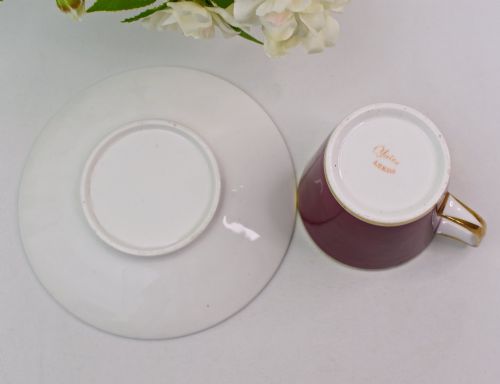 FINE ROCKINGHAM COFFEE CUP AND SAUCER PATTERN 743 YATES LEEDS C18261830 - ADDITIONAL PHOTO 6