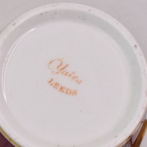 FINE ROCKINGHAM COFFEE CUP AND SAUCER PATTERN 743 YATES LEEDS C18261830 - ADDITIONAL PHOTO 7