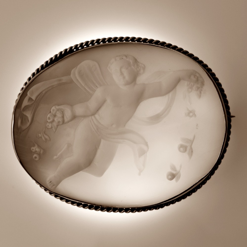 Rare Unusual Victorian Cameo 